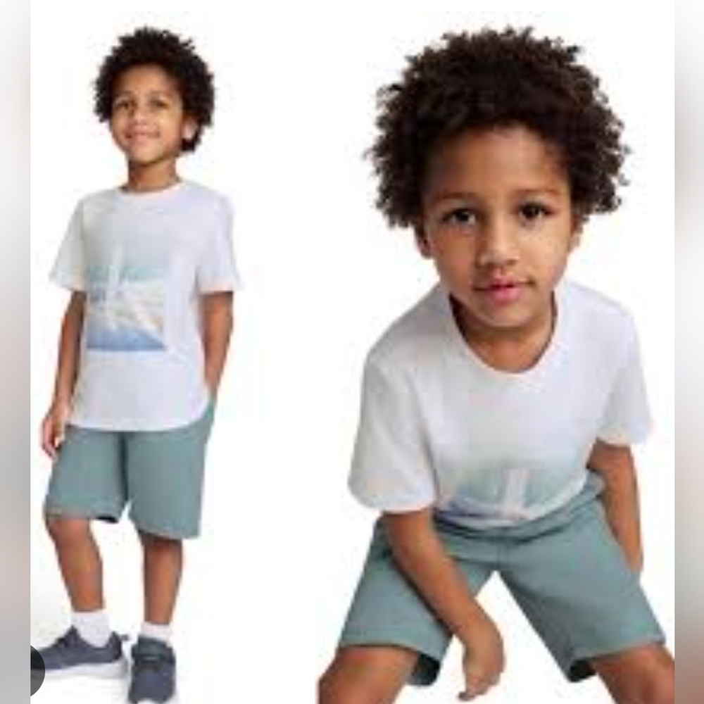 Calvin Klein White and Gray Kids Outfit